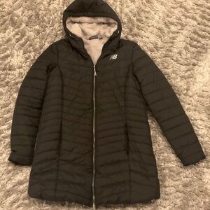 New Balance fleece lined puffer coat